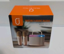 Sealed Portable Karaoke Machine with Daul Microphone Model D17-T