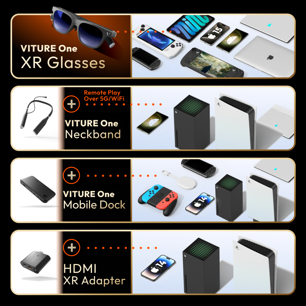 VITURE One XR/AR Glasses 120