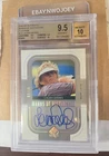 LAURA DAVIES 2003 SP AUTHENTIC MARKS OF DISTINCTION PLAT /10 BGS 9.5 W/ 10 AUTO