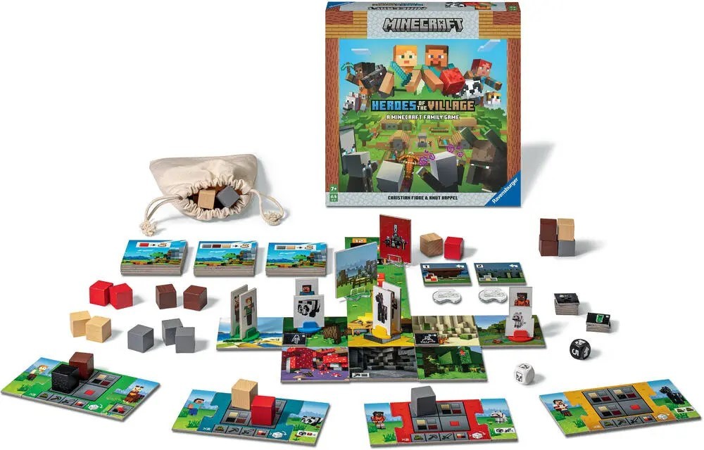 Minecraft Heroes of the Village le Jeu pour Rassembler Parents et Enfants sans Écran