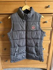 Madden Girl Gray Vest Jacket Quilted Puffer F...