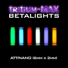 Gardner Tackle Atts Tritium-Max Betalights grün (Paar)