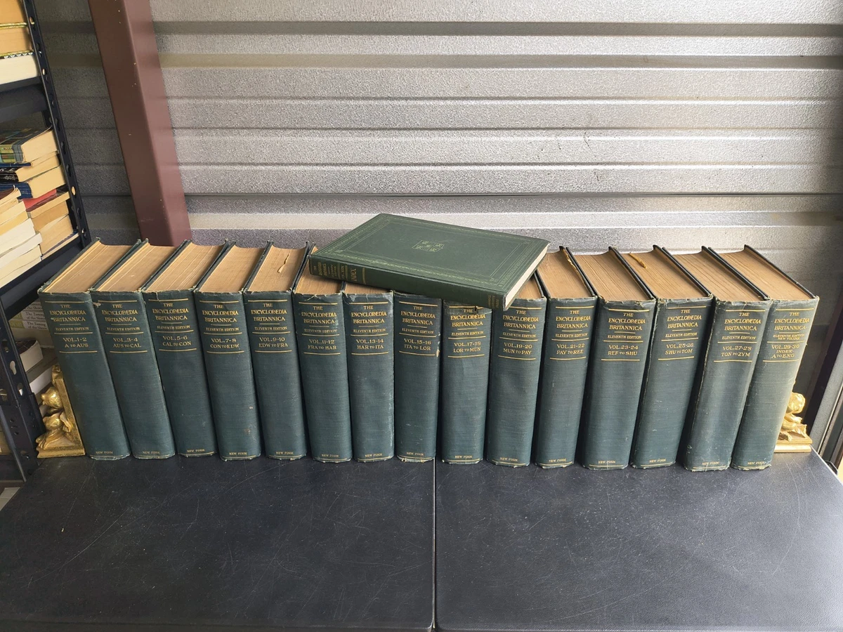 Encyclopædia Britannica, Inc Encyclopedias 1900-1949 Antiquarian
