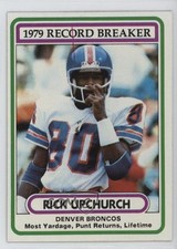 1980 Topps Record Breaker Rick Upchurch #5 00u2