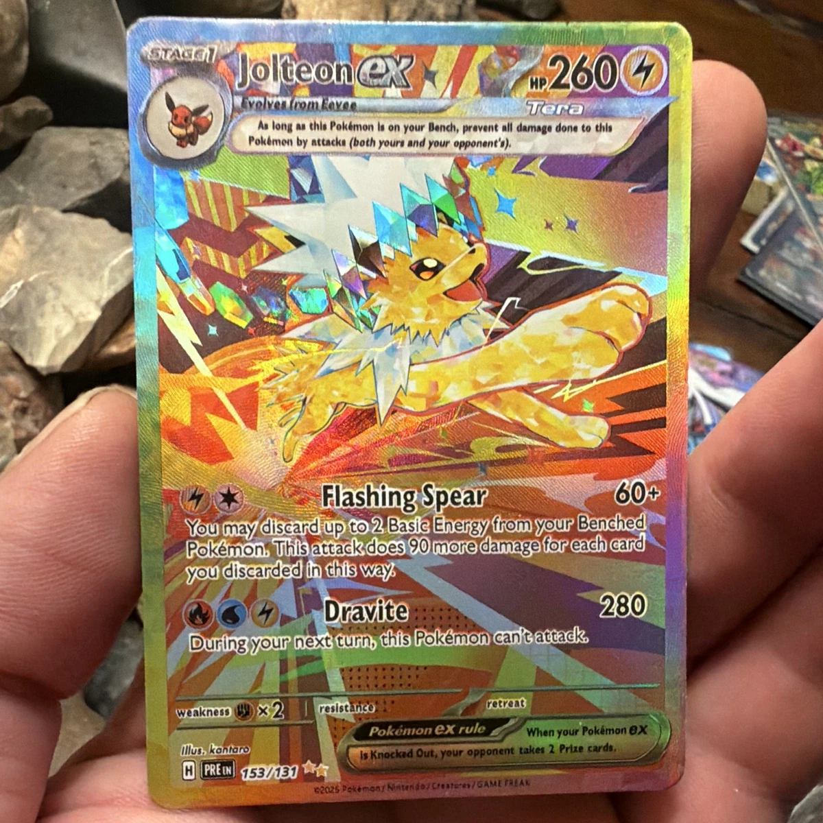 jolteon pokemon card ebay Jolteon Holo Rare Prismatic Evolutions 029/131 NM Pokemon Card