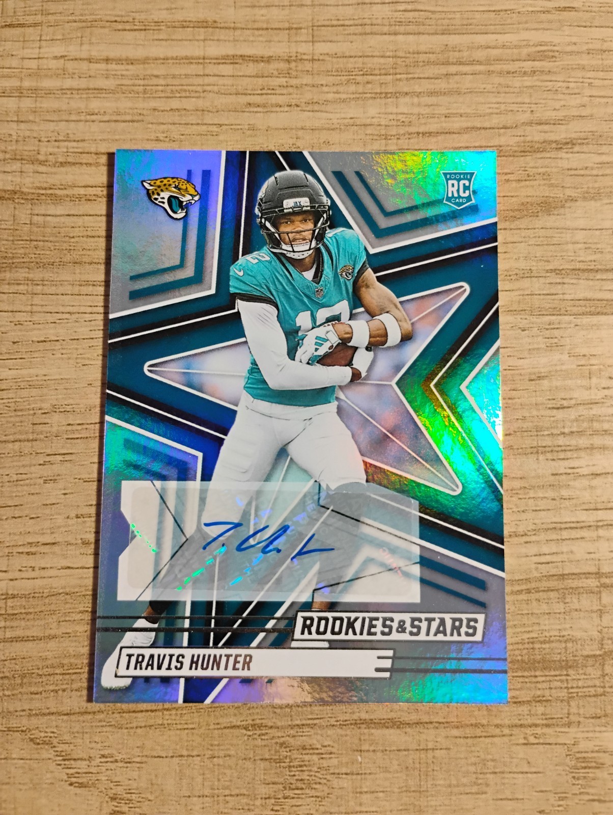 Panini Rookies & Stars 2025 Travis Hunter Rookies #186 Jaguars Autograph Auto