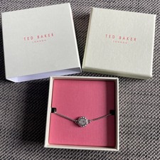 Image of Ted Baker Soleta Solitaire Sparkle Crystal Adjustable Bracelet One Size NEW