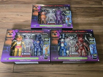 Five Nights at Freddy s Endo Series 2 Freddy Bonnie Chica  FNAF Lot Of 3