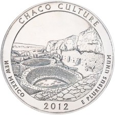 [#1528576] USA, New Mexico, 5 Unzen, Chaco Culture, 2012, U.S. Mint, 
