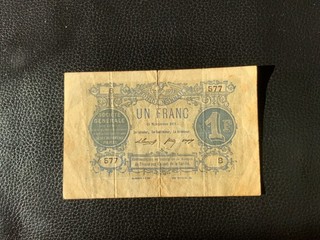 Rare Billet de nécessité 1871 société générale