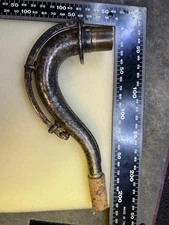 Vintage Silver Saxophone Neck