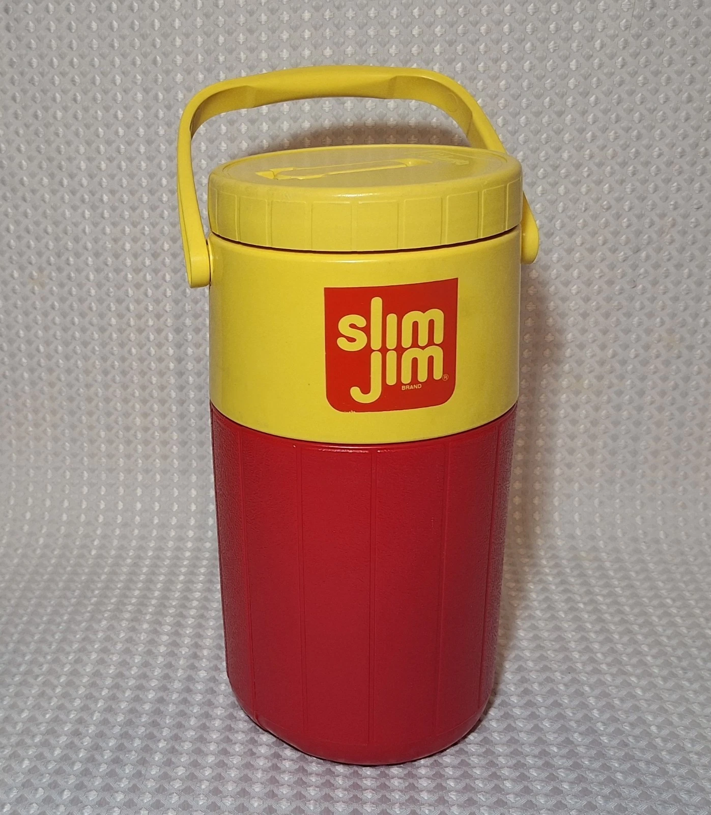 Vintage Coleman Thermos Slim Jim Nascar #44 David Green Cold Drink Cooler Jug
