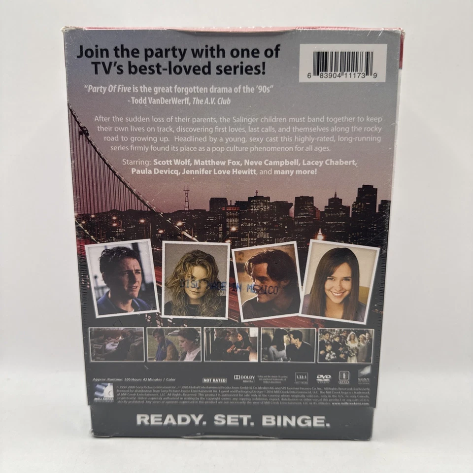PARTY OF FIVE - THE COMPLETE SERIES DVD (24PC) NEW DVD - Image 2 of 4