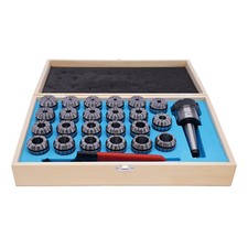 für Fräsen Drehmaschine 23-tlg MK3 Spannzangen Spannzangenfutter ER40 Ø 4-26 mm