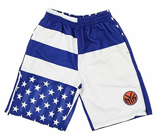 Zipway NBA Men's New York Knicks Flag Athletic Shorts - Picture 1 of 11