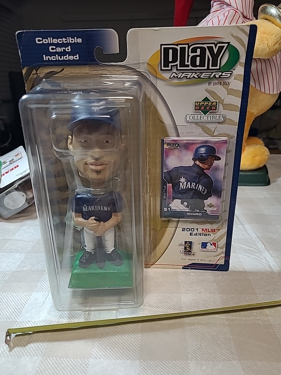 New ICHIRO SEATLE Mariners MLB 2001 Rookie BOBBLE HEAD 7