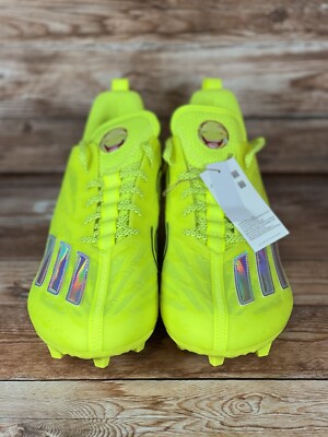 Adidas Adizero Men's Big Mood Emoji Football Cleats Solar Yellow