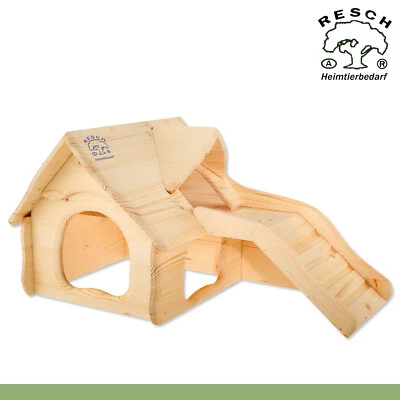 RESCH NAGERHAUS Resch 28 Meerschweinchenhaus Nagervilla Degu Ratte Kaninchen Holz Handarbeit