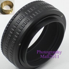 Brass M58 to M58 25mm-55mm Adjustable Focusing Helicoid Adapter Extension Tube