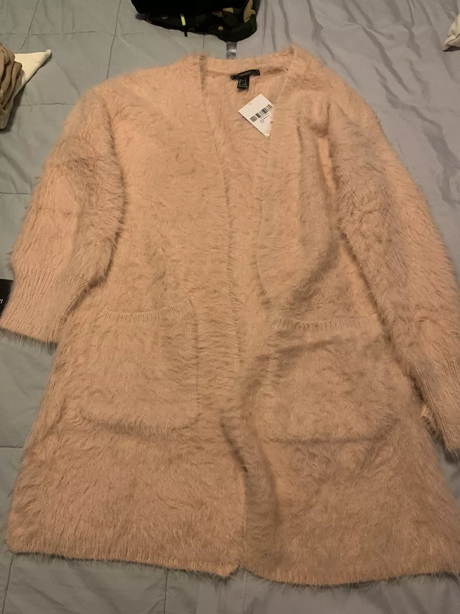 Forever 21 top fuzzy cardigan