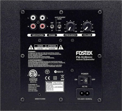 FOSTEX Active subwoofer PM-SUBmini2 | eBay