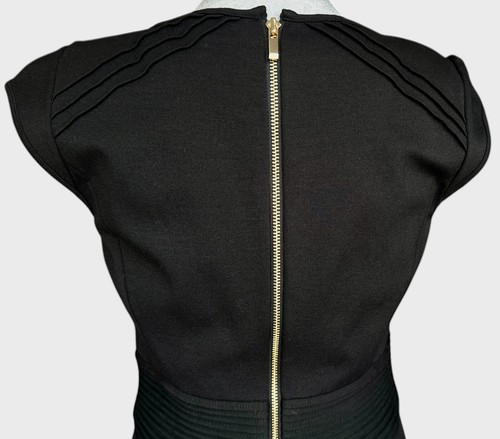 Eliza J Womens Dress 6 Black Ponte Knit Fit & Flare Office Career Party - Picture 7 of 14