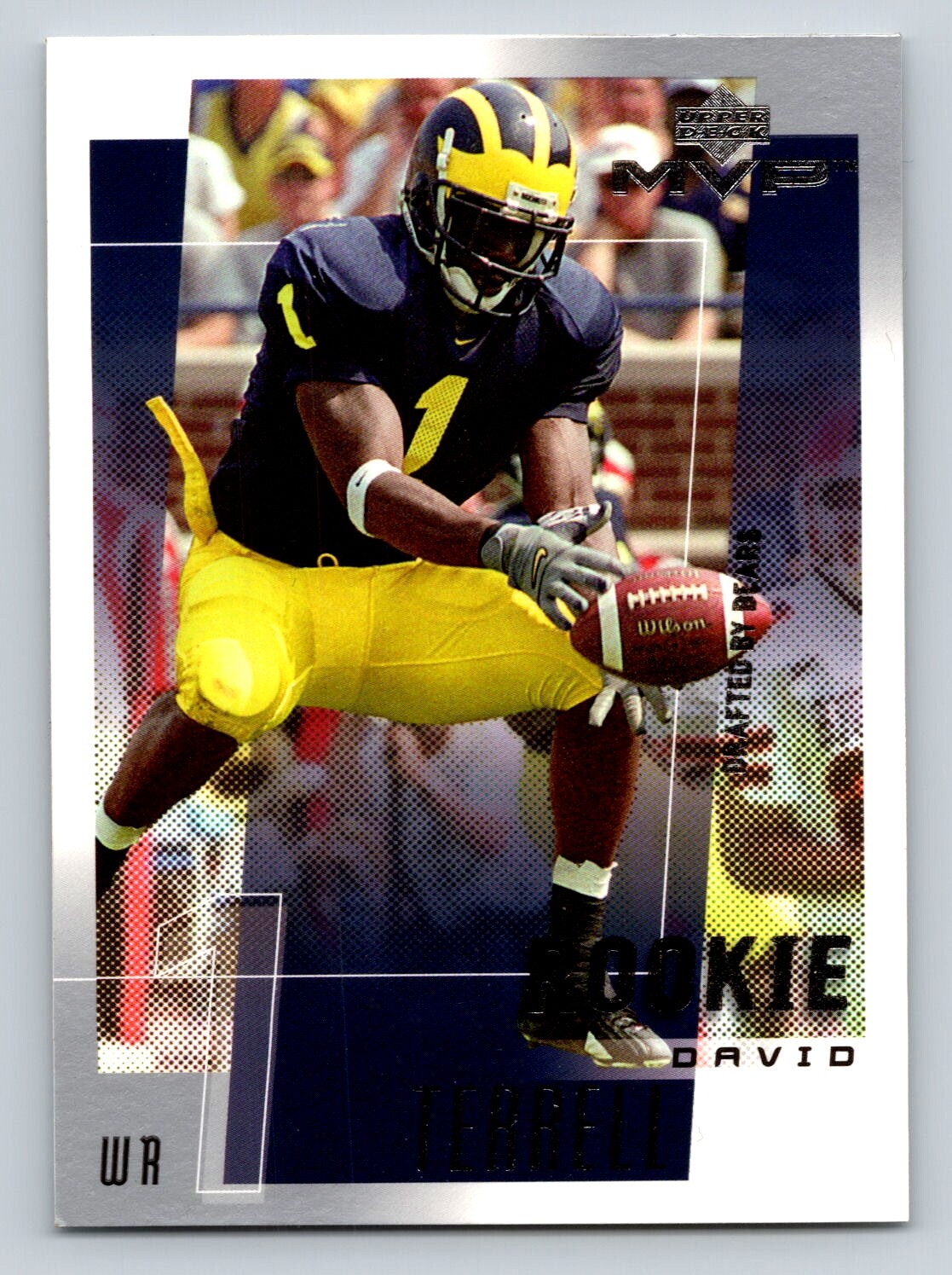 David Terrell 2001 Upper Deck MVP #314 Chicago Bears RC