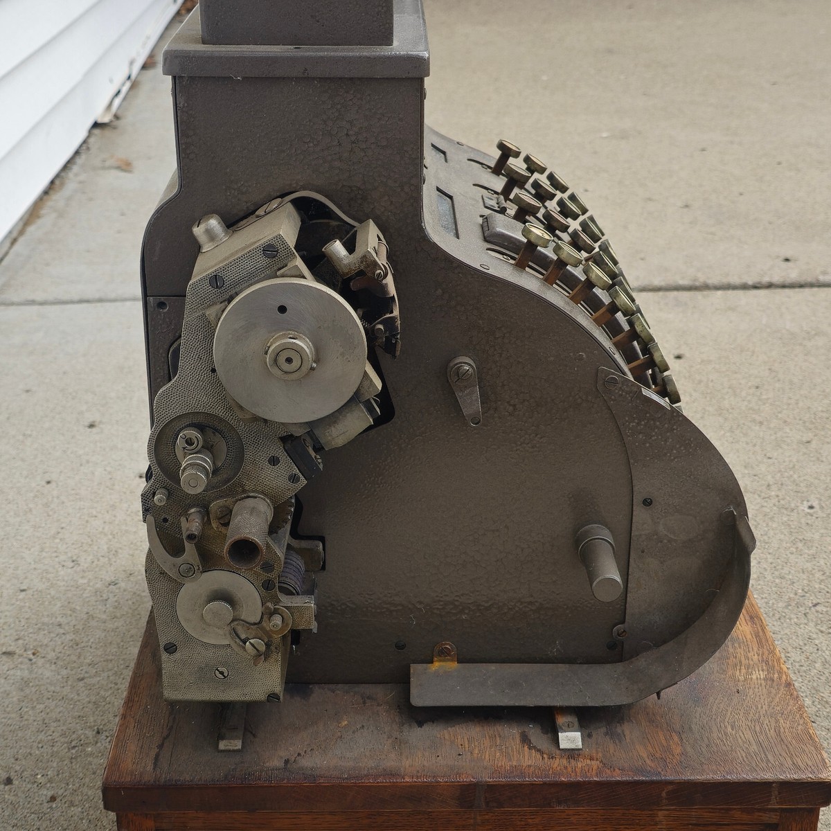 Antique 1924 National Cash Register Model 842-XX Hand Crank Drawer