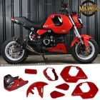 Full Set Complete Fairing Red Fit For HONDA NEW GROM GROM 125 2022-2024