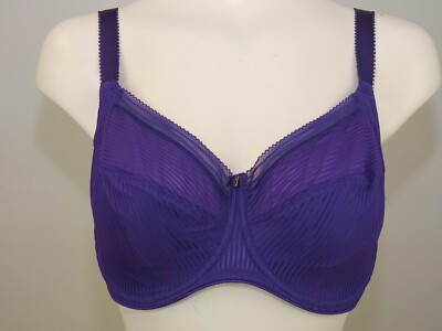 Fantasie 3091# Fusion Full Cup Side Support Unlined Underwire Bra US Size 32 I
