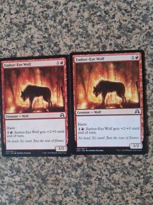 MTG 2 x Ember-Eye Wolf - Schatten über Innistrad