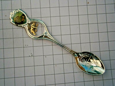 SD61*) Vintage Taubenschmiede Tennessee USA Bär Charm Souvenir Sammler Löffel