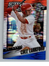 2014 Prizms Red White and Blue Pulsar #70 Cole Lankford (ref 141172)