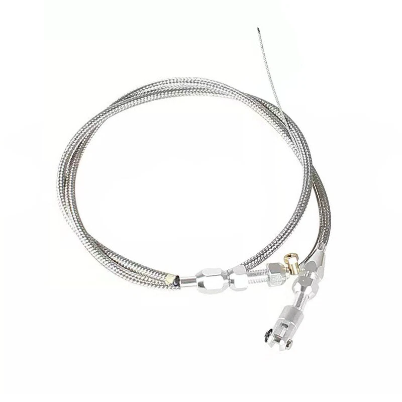 36inch Length Throttle Cable Braided Stainless Steel Universal Kit Adjustable - Image 4 of 4
