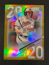 Hesston Kjerstad 2020 Bowman Chrome 20 In 20 Gold Refractor /50 Orioles