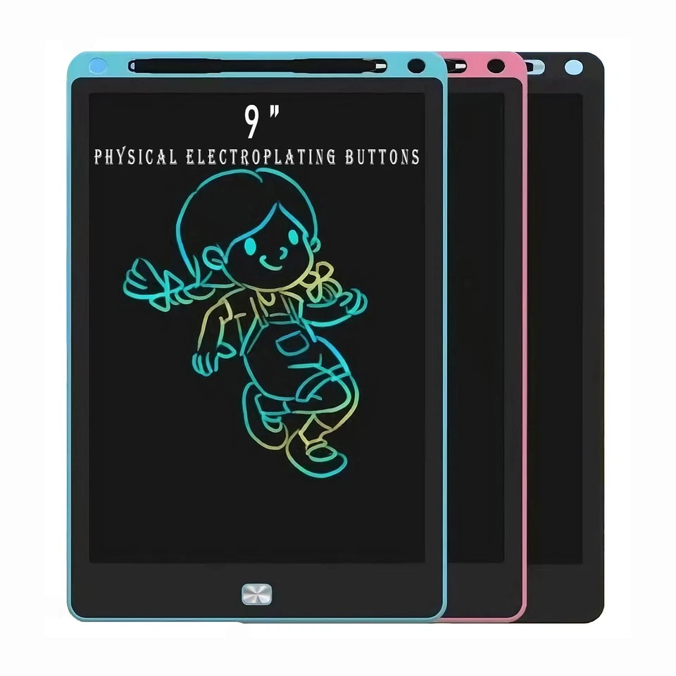 Tableta de escritura LCD de 12"16" Bloc de notas de dibujo electrónico Tablero de garabatos-Oficina para niños Foto 2 de 4