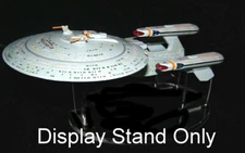 acrylic display stand for Eaglemoss Star Trek XL Enterprise 1701 D & Dreadnought