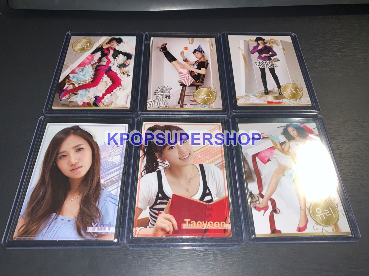Girls' Generation First Album 4 Doll Cards 2 Profile SNSD Star