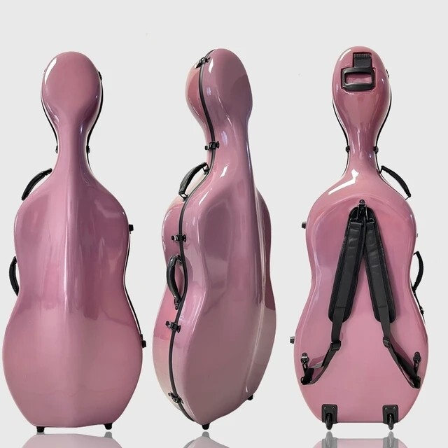 Advance 4/4 Cello Case Carbon Fiber Cello Box Carry for Gold color