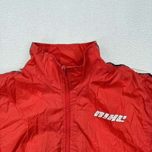 Nike Athletics Vintage 1990's Youth Lined Windbreaker Jacket Size M Red - Picture 6 of 11