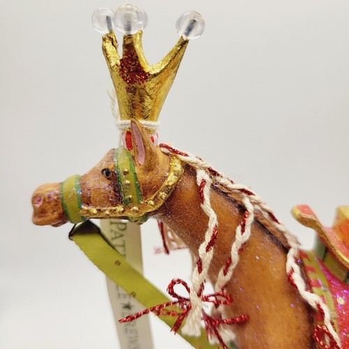 Mackenzie-Childs by Patience Brewster We Three Kings Horse Figurine with Tag - Picture 4 of 11