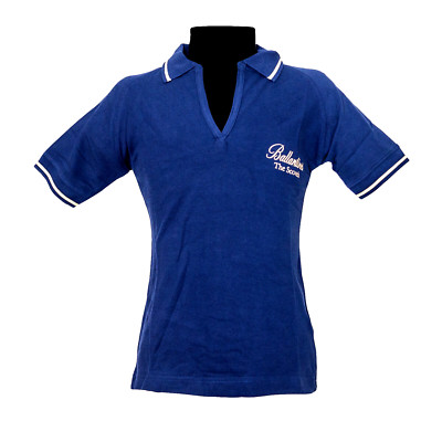 Ballantines Scotch Whisky Poloshirt T-Shirt Kragen Größe S/M