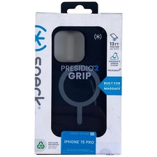 Speck Presidio2 Grip Case with MagSafe for Apple iPhone 15 Pro, Black BRAND NEW