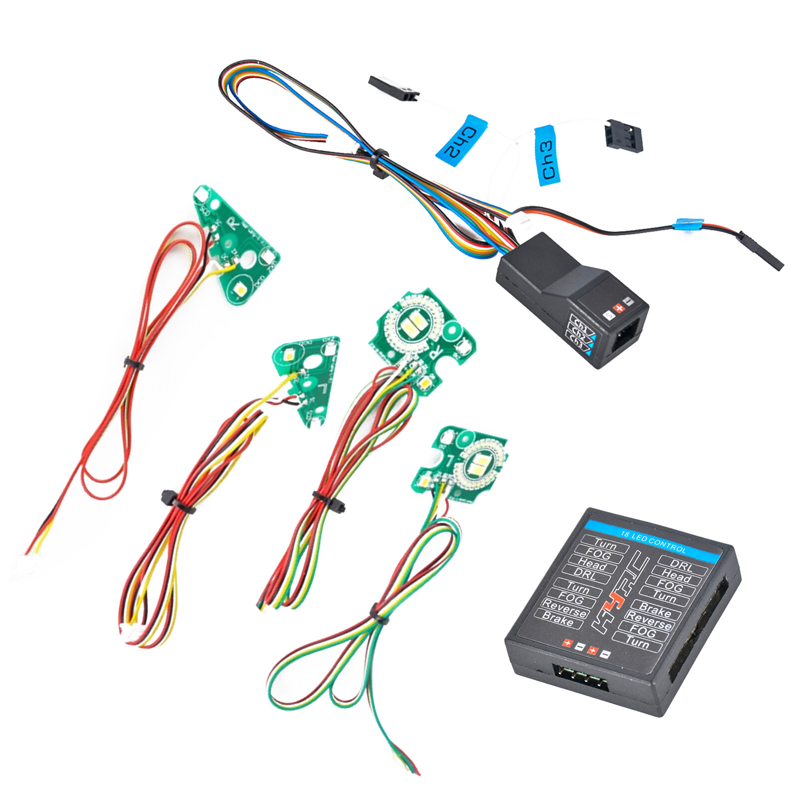 Upgrade Linkage Light Group Lamp For Rover Traxxas TRX-4 1/10 RC Car Accessories