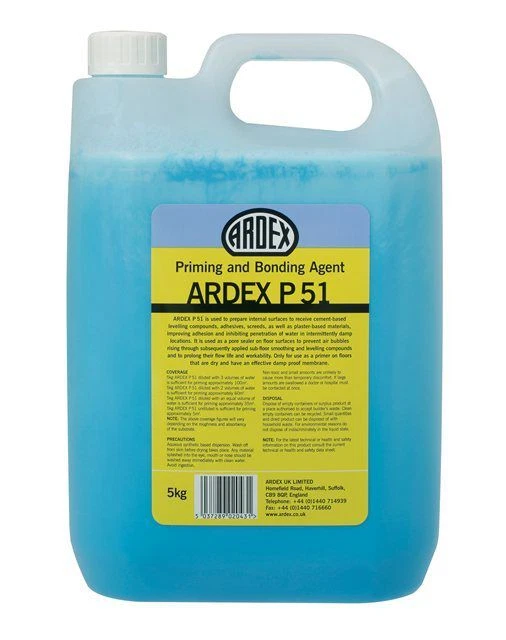 Ardex P51 Concentrated Water Based Primer Bonding Agent 5kg