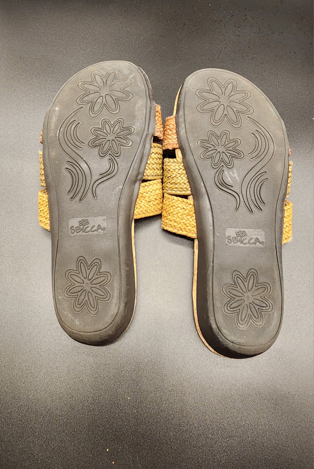 SBICCA Multi-colored 'Braid' Style Slide Sandals … - image 7