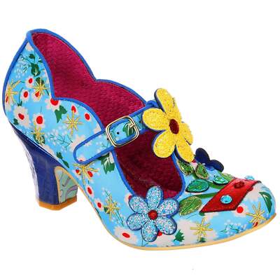Happy Zimmerpflanze - Blaue Schuhe mit unregelmäßigen Absätzen Blumentopf