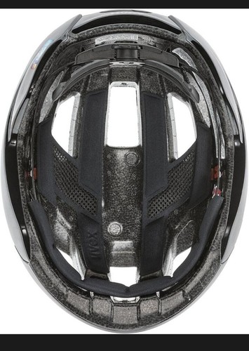 Casco de ciclismo de carretera Uvex Rise tamaño 52-56 cm negro ligero NUEVO - Imagen 3 de 5
