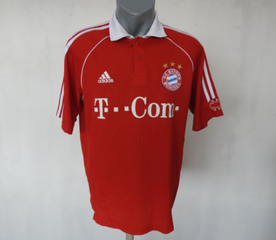 Bayern Munchen 2006 Home Jersey Adidas Red Shirt Size L Football