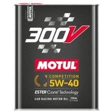 Motul 300V Competition 5W40 100% Synthetic Motor Engine Oil 110817 2L 1 Pack